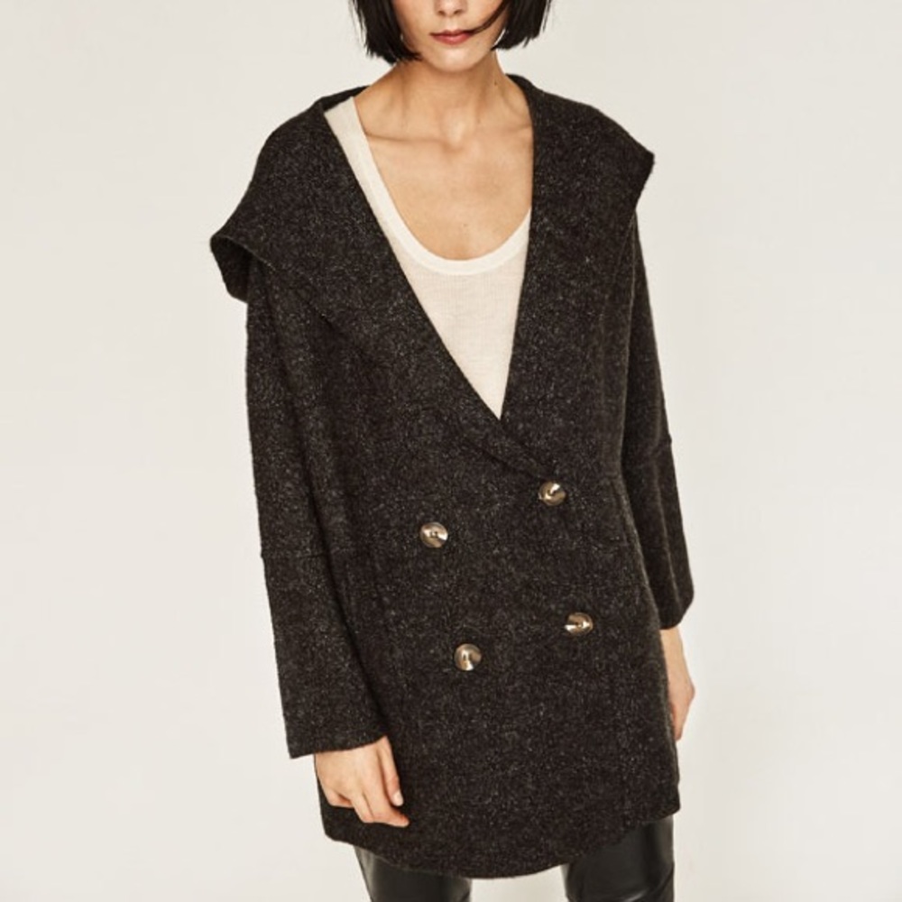 Zara Knitted Cardigan with Hood